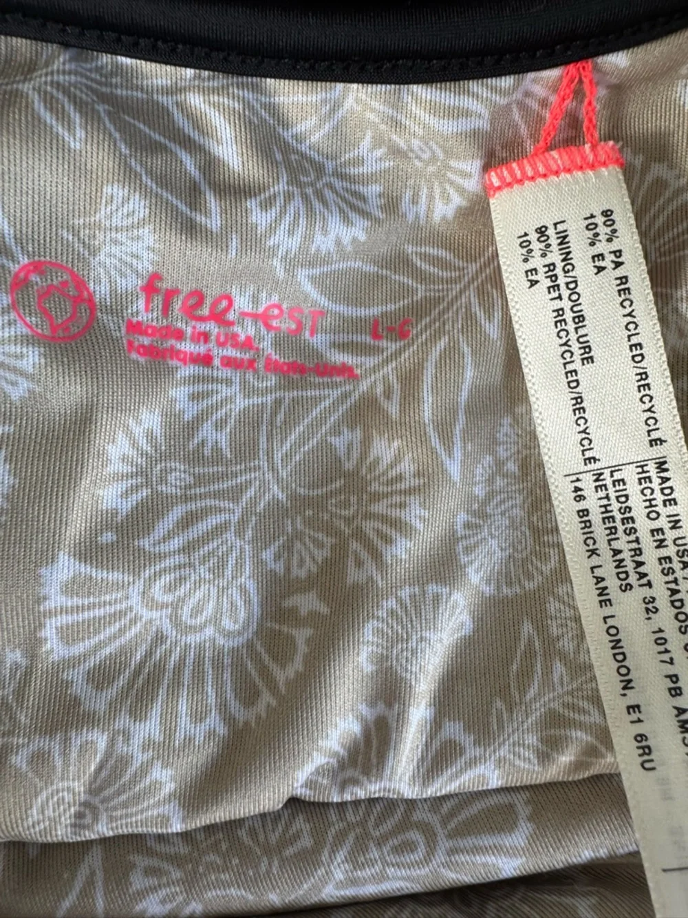 Free People free-est Amber One-Piece Swimsuit in Black | LARGE NWOT - Picture 6 of 8